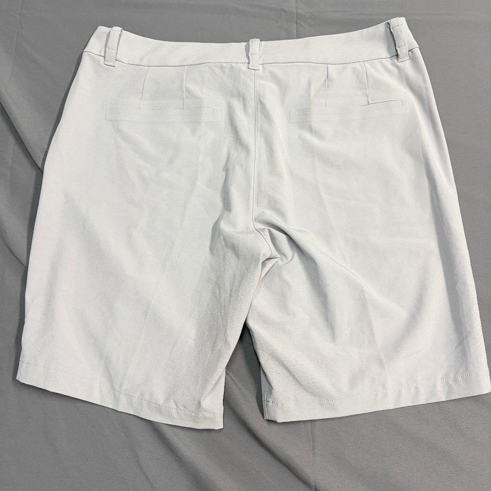 NikeGolf Golf Shorts Dri-Fit Womens 8 M Gray Moisture Wicking Preowned Excellent - Picture 5 of 11